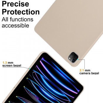 Liquid Air silikoninis pilkas dėklas (Apple Ipad Pro 13 (2024-2025) Liquid Air silikoninis pilkas dėklas (Apple Ipad Pro 13 (2024-2025)